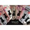 Cute MADE IN JAPAN TABI SOCKS:  flower and the cat 22 – 25 cm Pink
