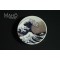 Gorgeous Japanese design fridge magnet plate 52 mm “Hokusai – The great wave” 
