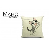 Lovely Anime Style Tabby kitty Chi's Sweet Home Square Pillow Case - playing