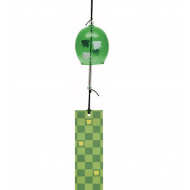 JAPANESE FURIN GLASS WIND CHIME - Charming and refreshing tinkle sound. chidori plover 千鳥
