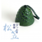 Japanese symbol of summer: Iwachu Cast Iron Wind chime Furin green あお