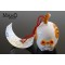 Japanese symbol of summer: Lovely Maneki Neko fortune cat wind chime FURIN ginger
